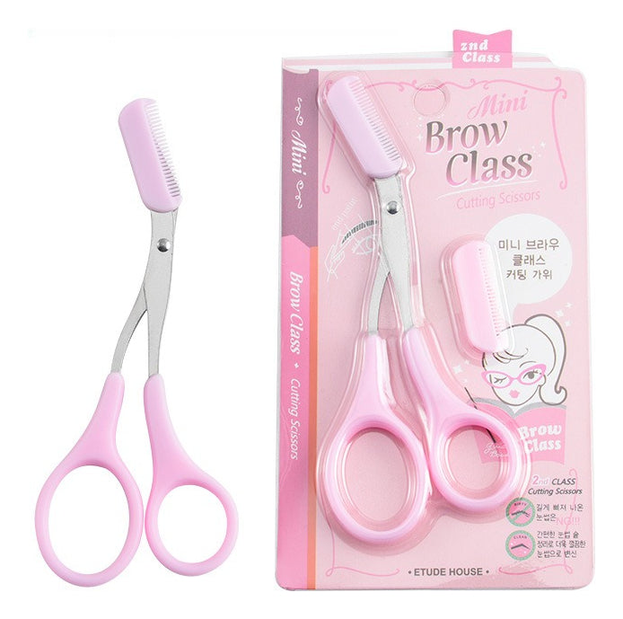 3pcs Tesouras Com Pente Para Sobrancelhas E Cílios