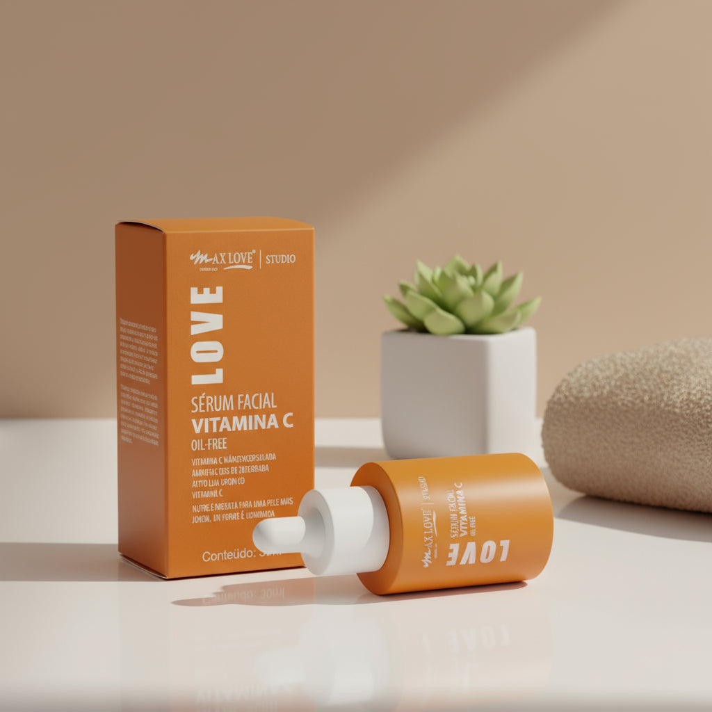 Sérum Facial Colágeno Hidratação Max Love 30ml - Vitamina C