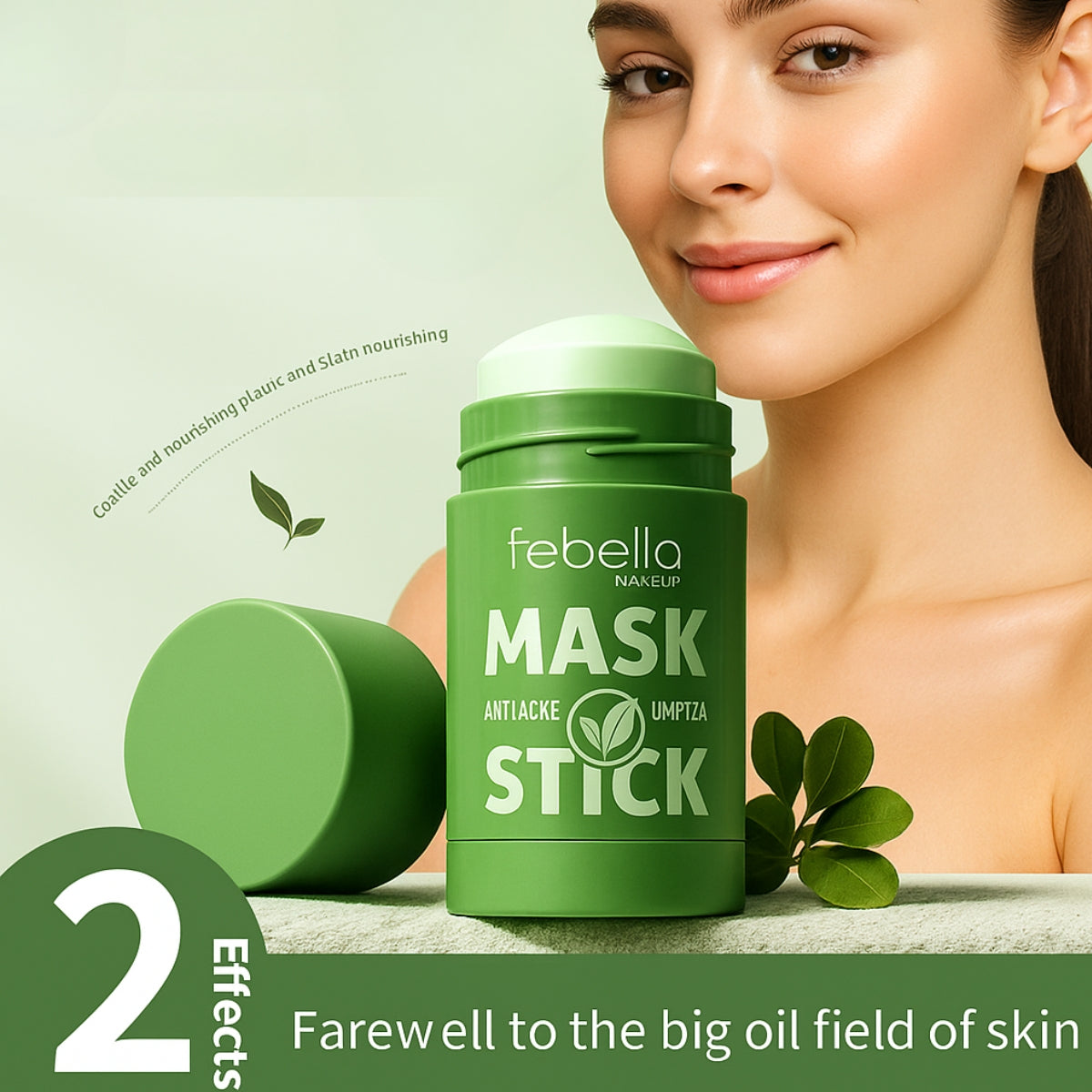 A Máscara De Limpeza De Pele Green Mask Stick Remove Cravos Rugas Tipo de pele Normal