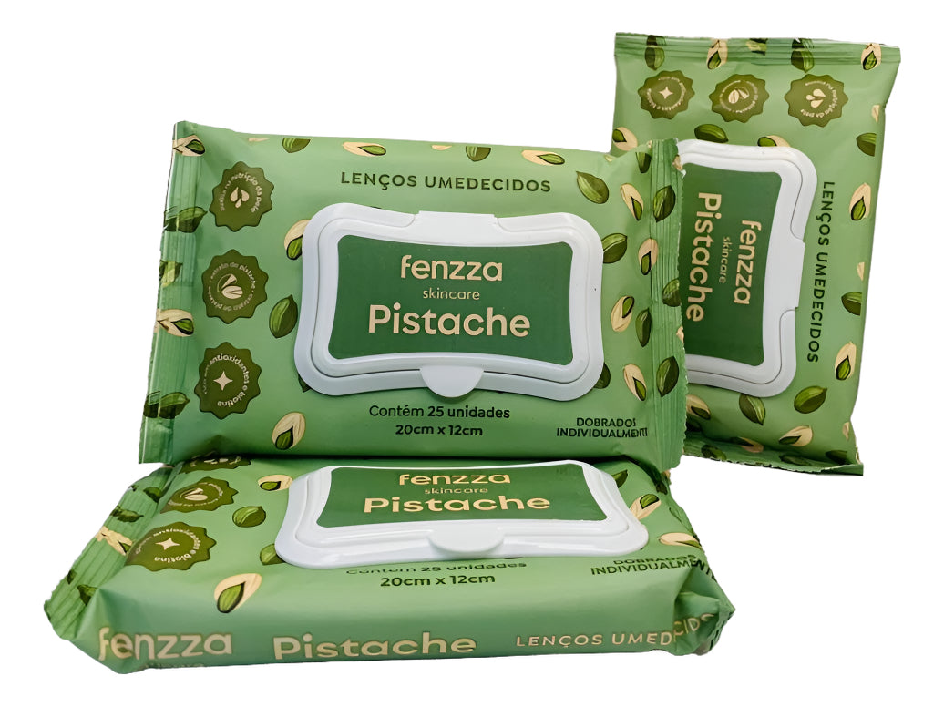 Lenço Demaquilante Fenzza Lenço Umedecido C/25 Unidades