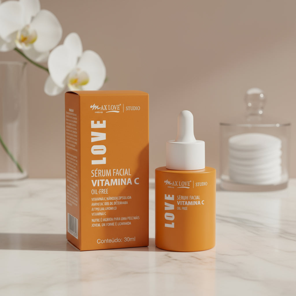 Sérum Facial Colágeno Hidratação Max Love 30ml - Vitamina C
