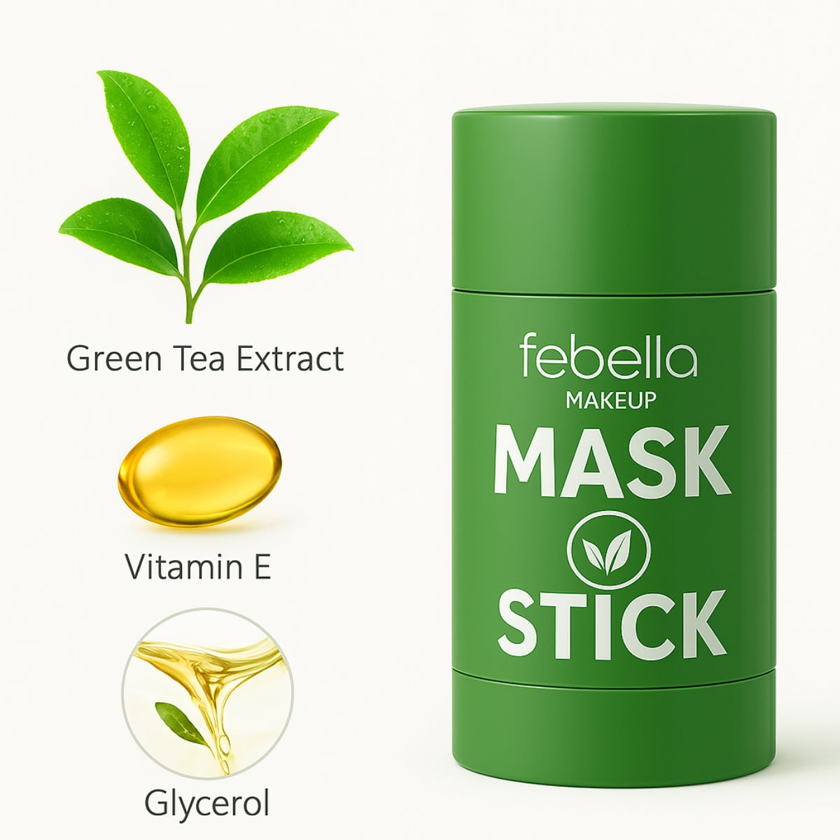 A Máscara De Limpeza De Pele Green Mask Stick Remove Cravos Rugas Tipo de pele Normal