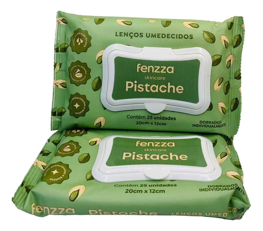 Lenço Demaquilante Fenzza Lenço Umedecido C/25 Unidades