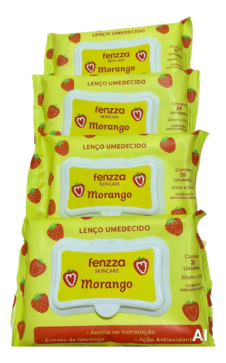Lenço Umedecido Fenzza Skincare 25 Unidades
