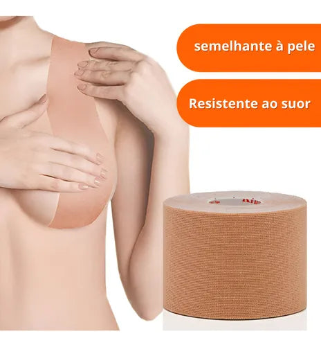 Sutiã Adesivo Levanta Peito Seio Fita Boob Up Invisível Pele
