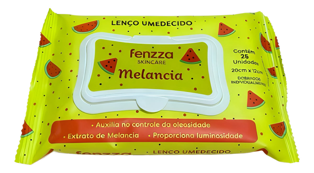 Lenço Umedecido Fenzza Skincare 25 Unidades